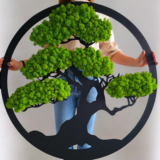 Drzewo z chrobotka w kole 90 cm BONSAI - obrazek 2