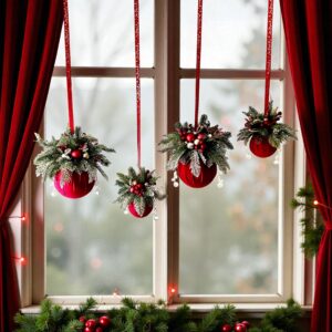 bombka świąteczna czerwona