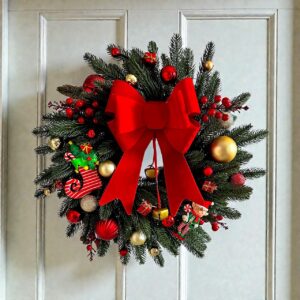wianek bożonarodzeniowy czerwony